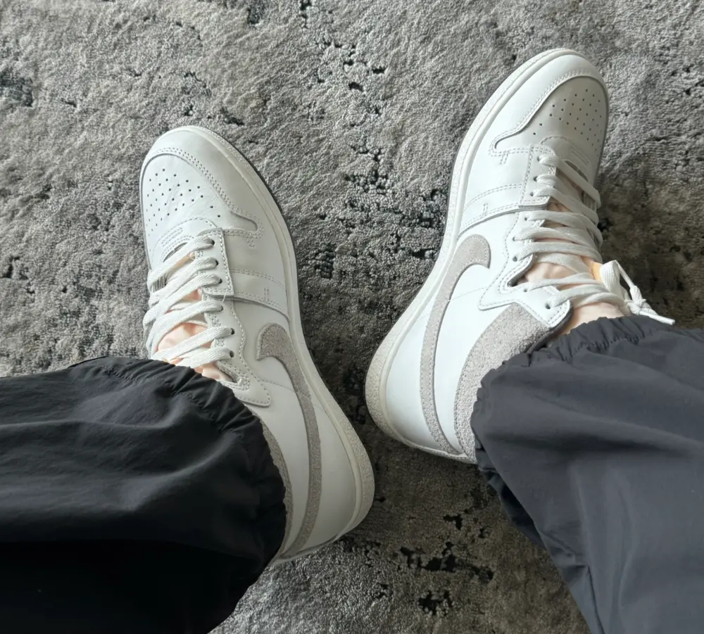Giày Nike Jordan Air Ship PE SP 'Tech Grey' DZ3497-100 - Ảnh 9