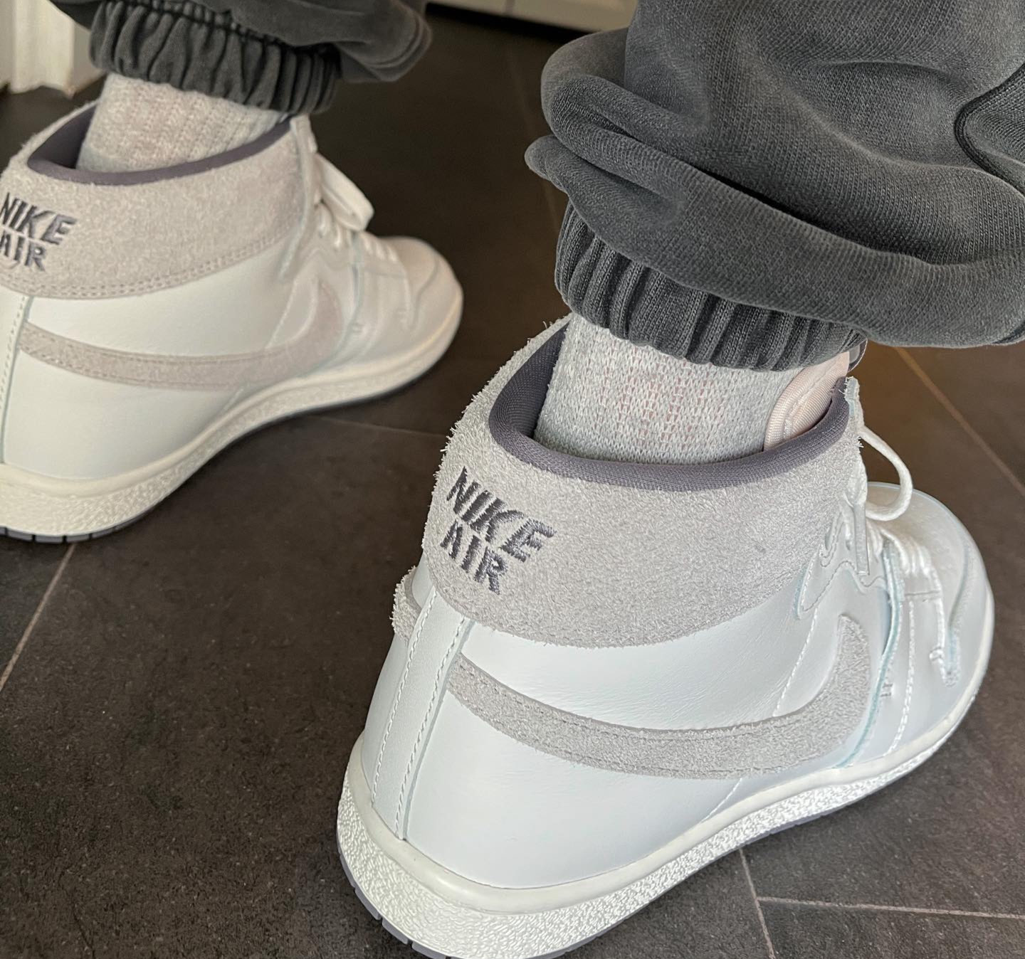 Giày Nike Jordan Air Ship PE SP 'Tech Grey' DZ3497-100 - Ảnh 7