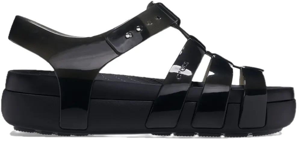 Dép Crocs Splash Glossy Fisherman Black 209267-001