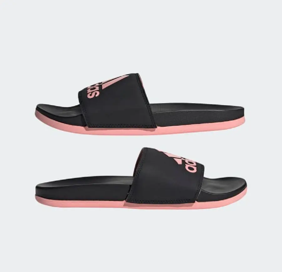 Dép Adidas Adilette Comfort Slides Black Pink EG1866 - Ảnh 5