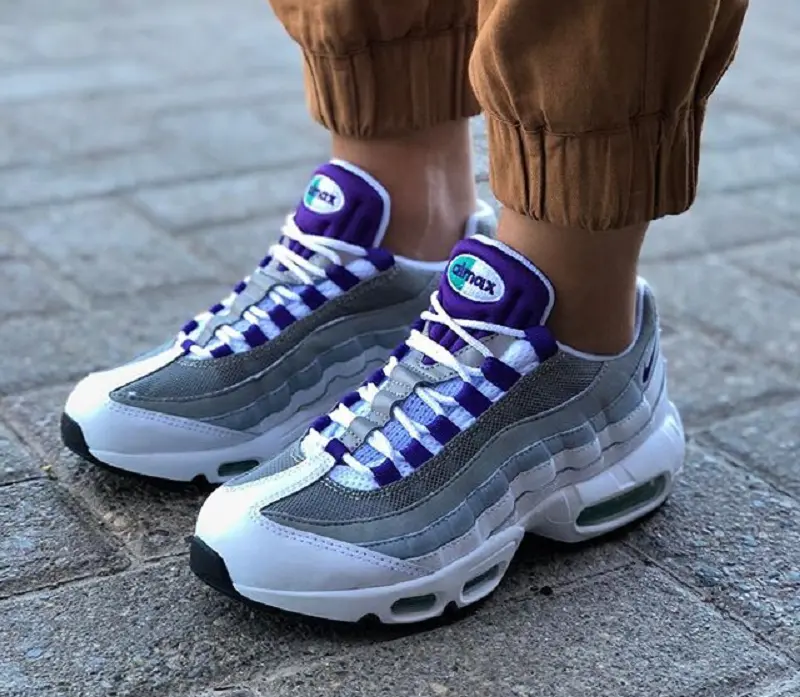 Giày Nike Wmns Air Max 95 'Grape' 2018 307960-109 - Ảnh 3