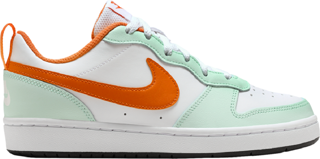 Giày Nike Court Borough Low 2 GS 'Mint Foam Safety Orange' FN3687-181