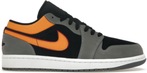 Giày Nike Air Jordan 1 Low Black Grey Orange FN7308-008