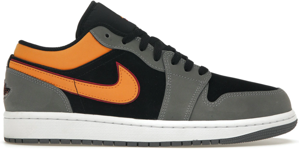 Giày Nike Air Jordan 1 Low Black Grey Orange FN7308-008