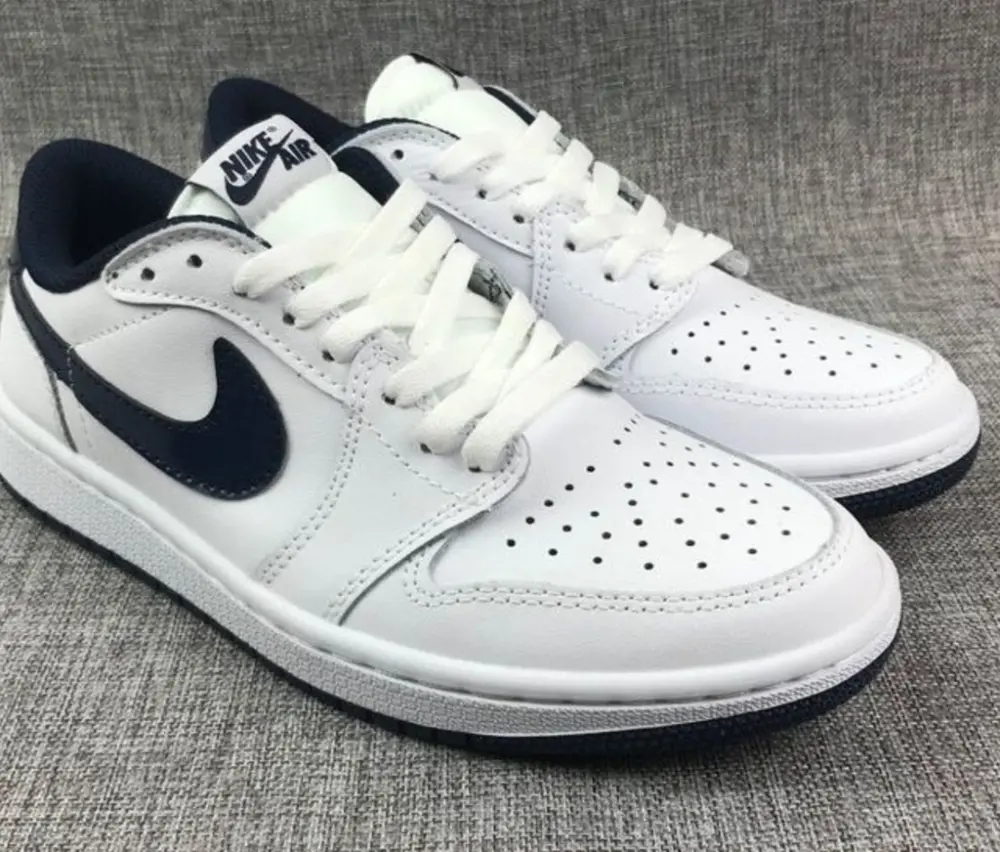 Giày Nike Jordan 1 Retro Low 'Metallic Blue' 705329-106 - Ảnh 6