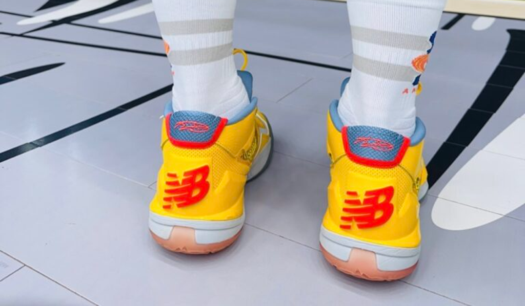 Giày New Balance KAWHI 'Yellow' BBKLSGE1 - Ảnh 5