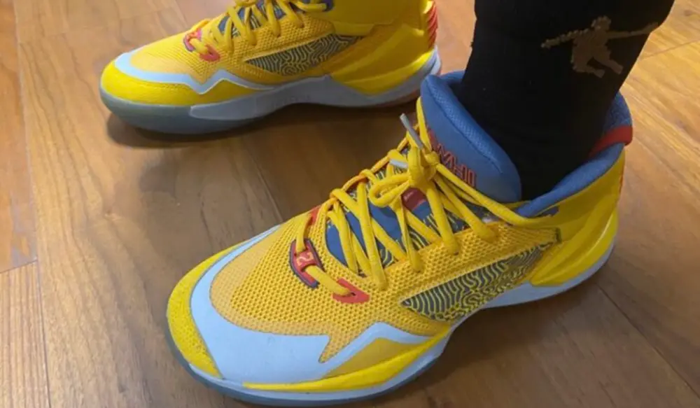 Alternative view of Giày New Balance KAWHI 'Yellow' BBKLSGE1