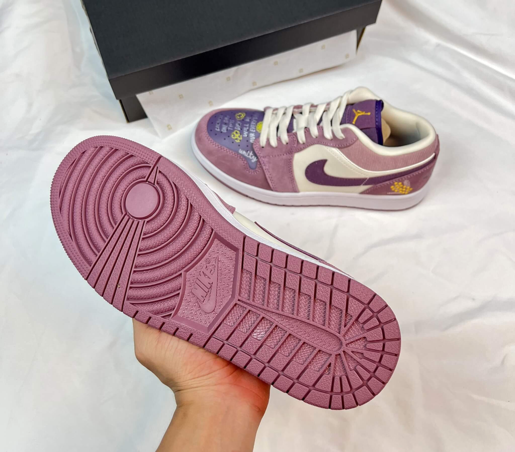 Giày Nike Jordan 1 Low 'PURPLE SMOKE' DR8057-500 - Ảnh 2