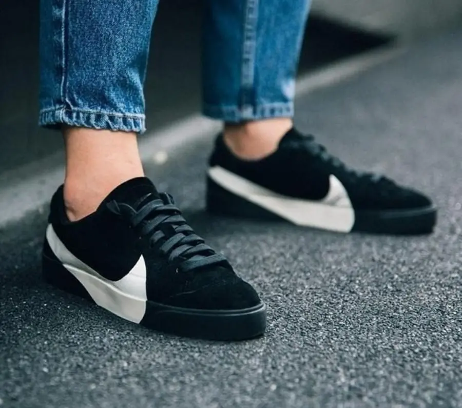 Giày Nike Wmns Blazer City Low LX 'Black' AV2253-001 - Ảnh 3