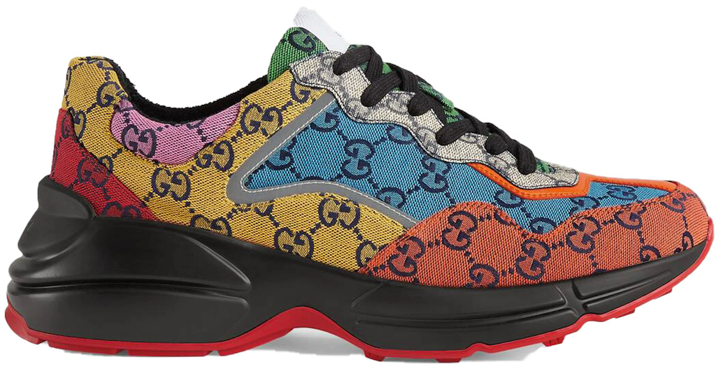 Giày Gucci Rython GG Multicolor Black (W) 663681-2UZK0-7072