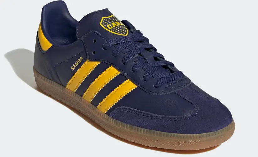 Alternative view of Giày Adidas Samba 'Blue Yellow' HQ7038