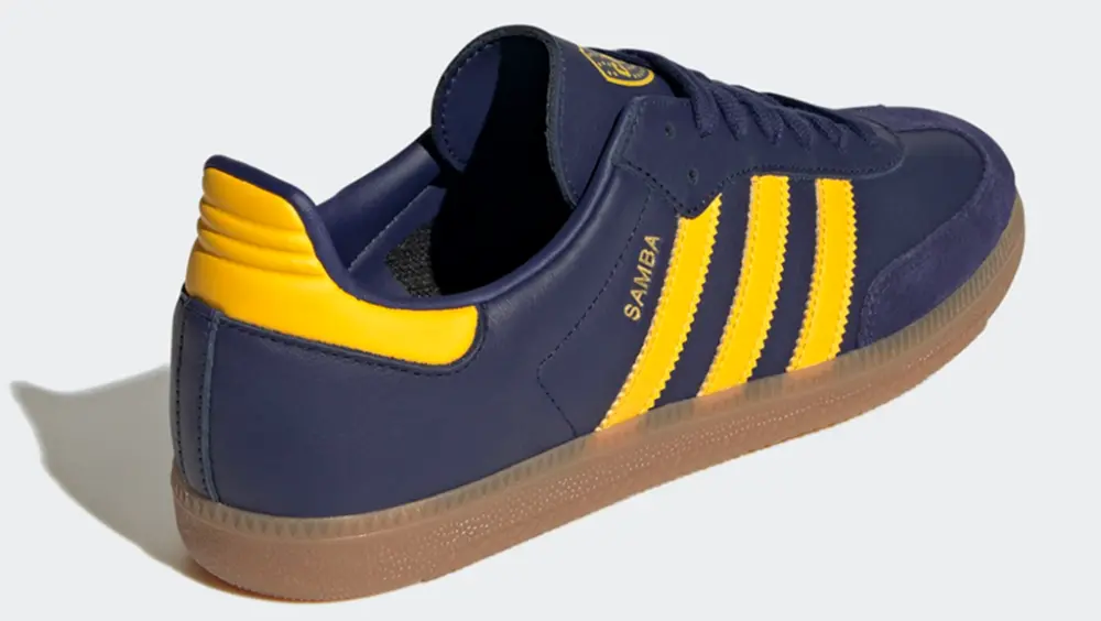 Giày Adidas Samba 'Blue Yellow' HQ7038 - Ảnh 3