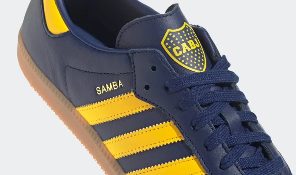 Giày Adidas Samba 'Blue Yellow' HQ7038 - Ảnh 6