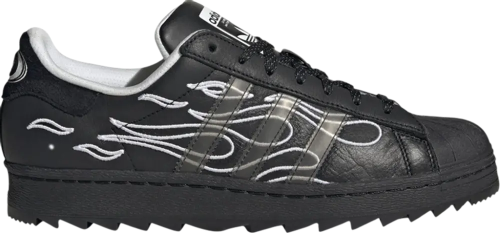 Giày Adidas No Sleep Rave Club x Superstar Ripple 'Core Black' ID2176