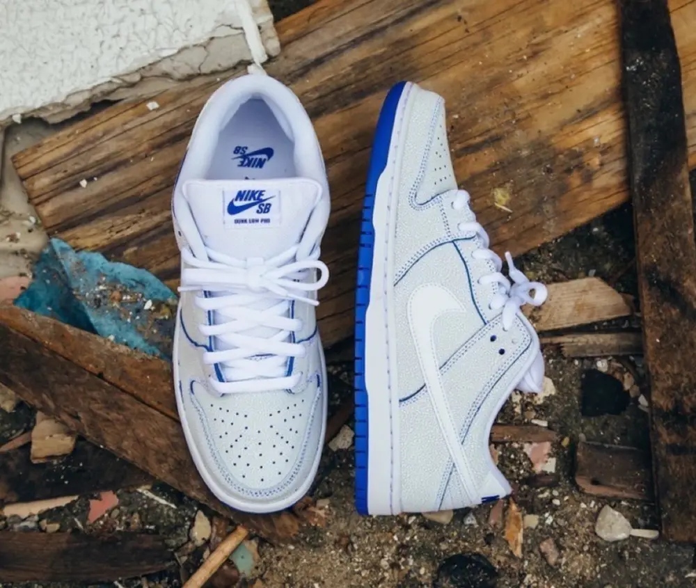 Giày Nike Dunk Low Premium SB 'Cracked Leather' CJ6884-100 - Ảnh 7