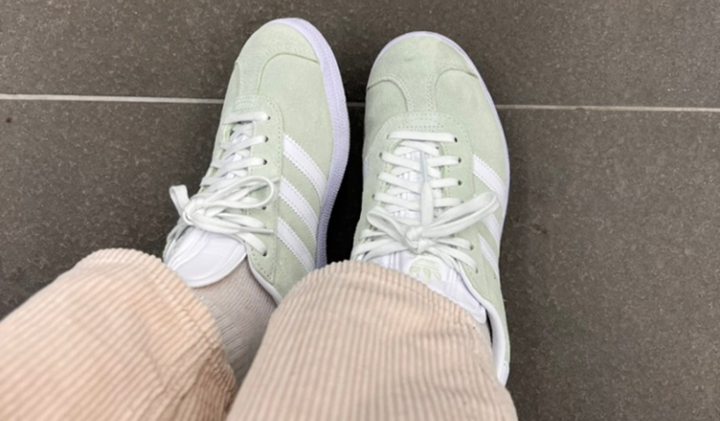 Giày Adidas Gazelle 'Linen Green' GX2206 - Ảnh 5
