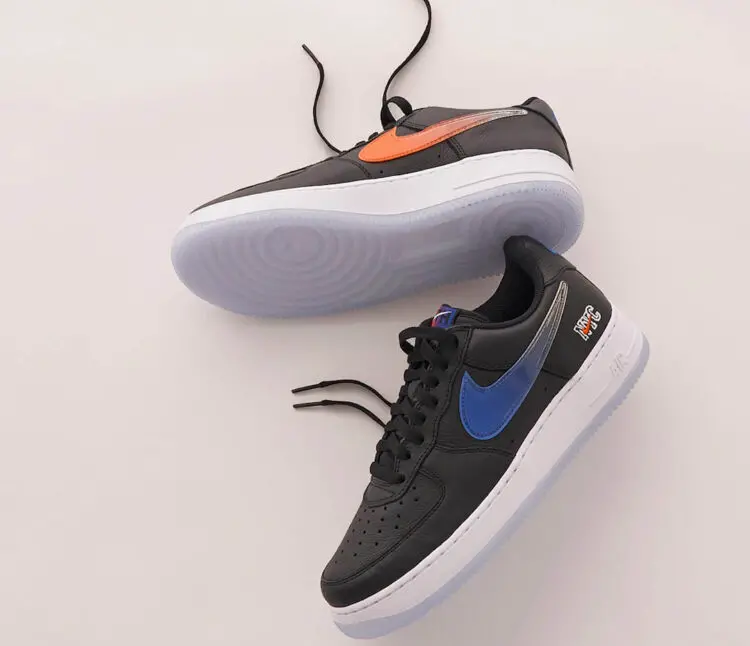 Giày Nike Air Force 1 Low Kith Knicks Away 'Black' CZ7928-001 - Ảnh 8