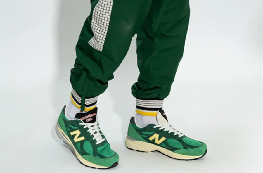 Alternative view of Giày New Balance 990v3 MiUSA ‘Green Gold’ M990GG3
