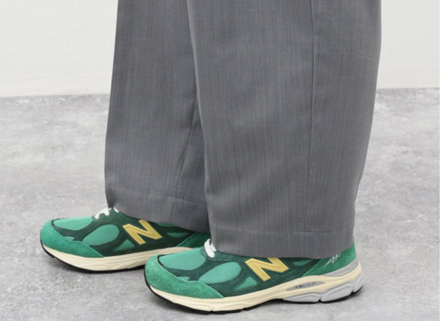 Giày New Balance 990v3 MiUSA ‘Green Gold’ M990GG3 - Ảnh 4