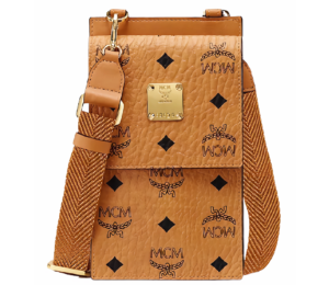 Túi MCM Crossbody Phone Case Visetos 'Cognac' MXZBSVI15CO001