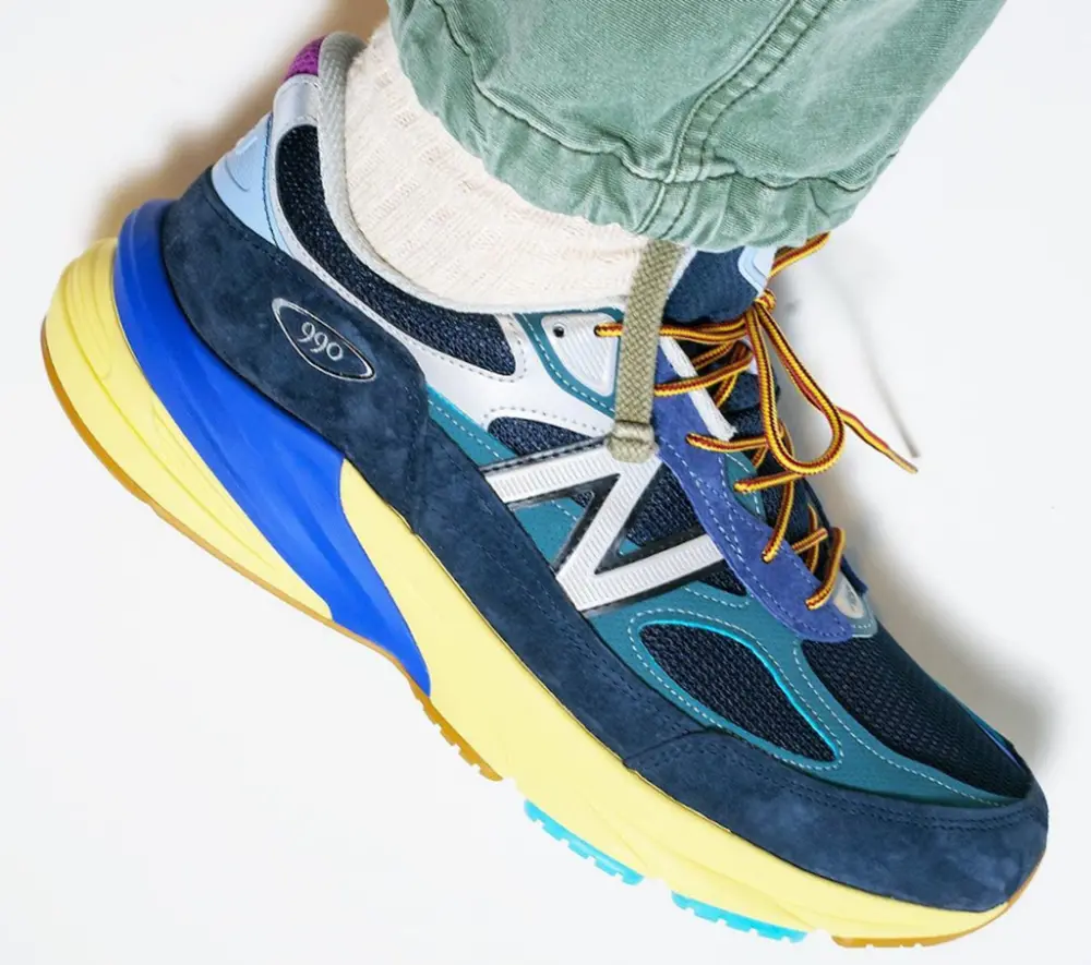 Giày New Balance 990v6 MiUSA Action Bronson Lapis Lazuli M990AC6 - Ảnh 4