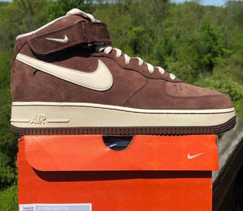 Giày Nike Air Force 1 Mid 'Chocolate' DM0107-200 - Ảnh 8