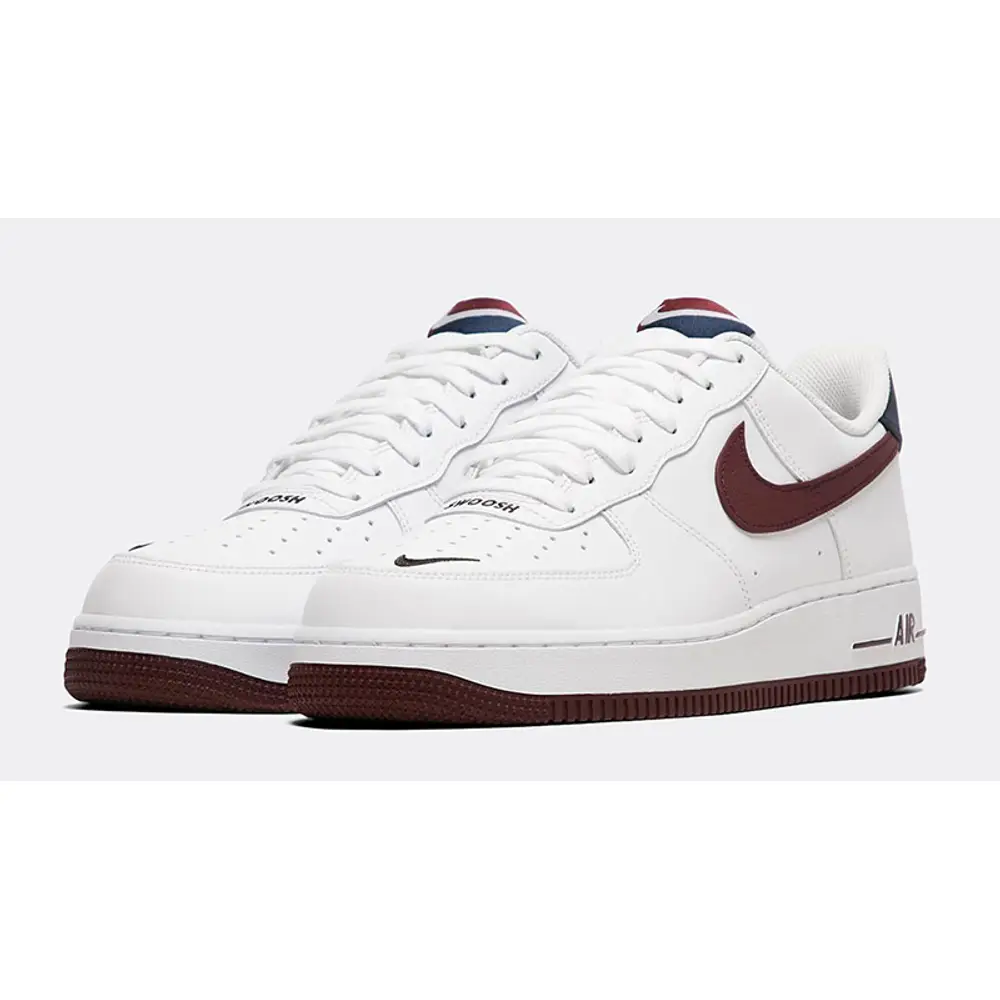 Giày Nike Air Force 1 '07 LV8 'White Night Maroon' CJ8731-100 - Ảnh 7