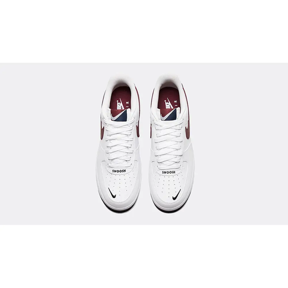 Giày Nike Air Force 1 '07 LV8 'White Night Maroon' CJ8731-100 - Ảnh 6