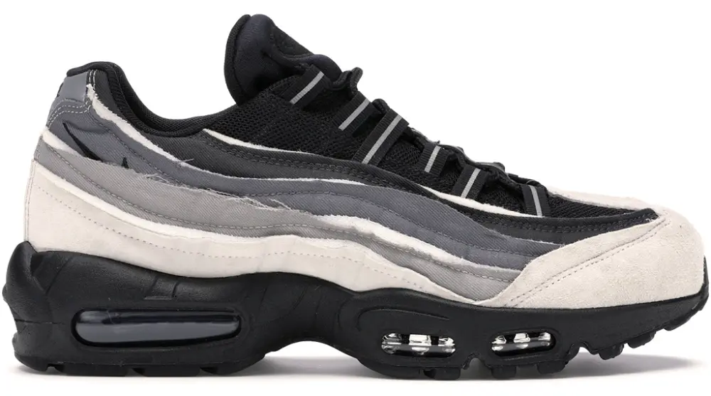 Giày Nike Comme des Garçons x Air Max 95 'Grey' CU8406-101