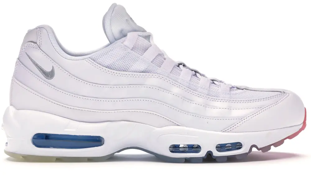 Giày Nike Air Max 95 'White Photo Blue Glacier' USA PACK AQ7981-100