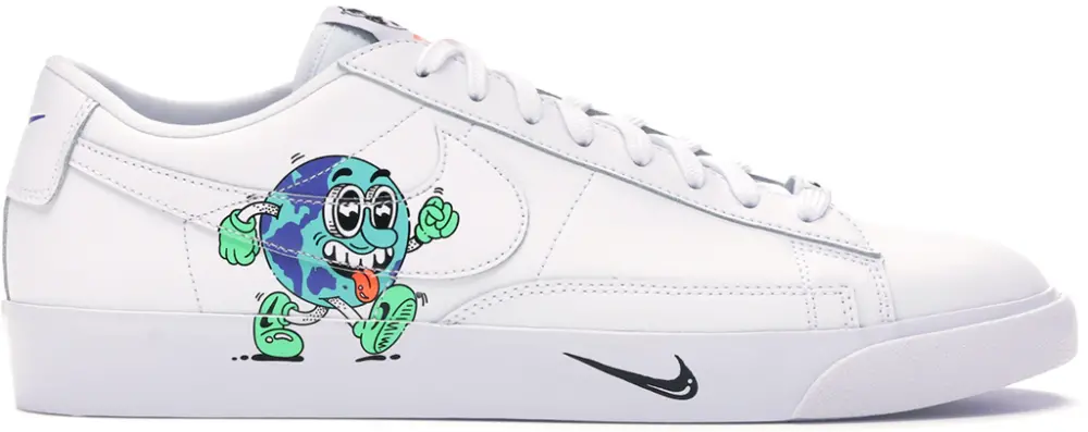 Giày Nike Steven Harrington x Blazer Low Flyleather QS 'Earth Day' CI5546-100