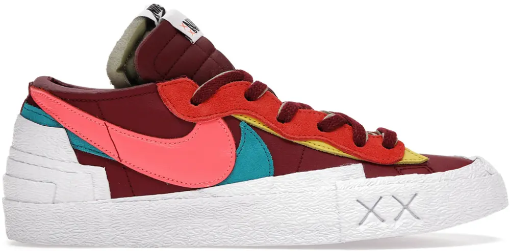 Giày Nike KAWS x sacai x Blazer Low 'Team Red' DM7901-600