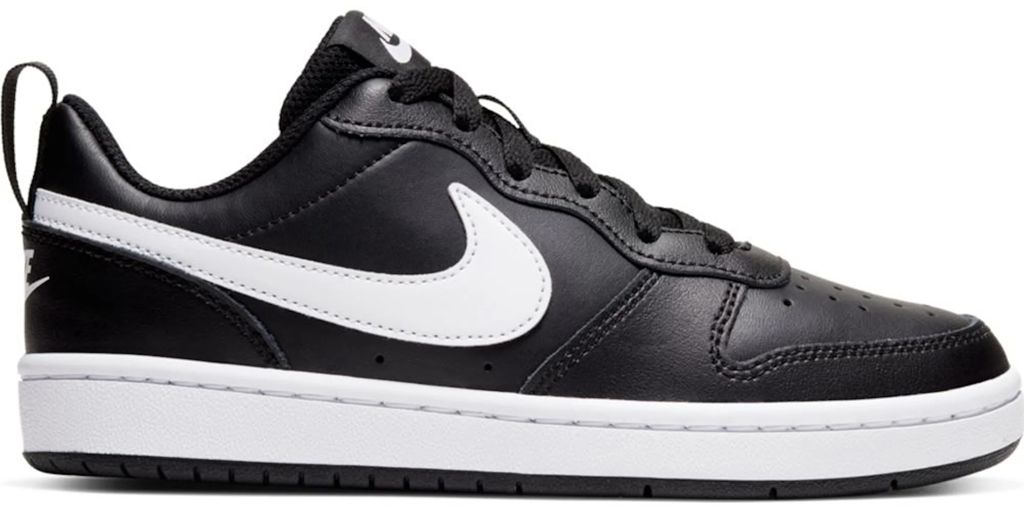 Giày Nike Court Borough Low 2 GS 'Black White' BQ5448-002