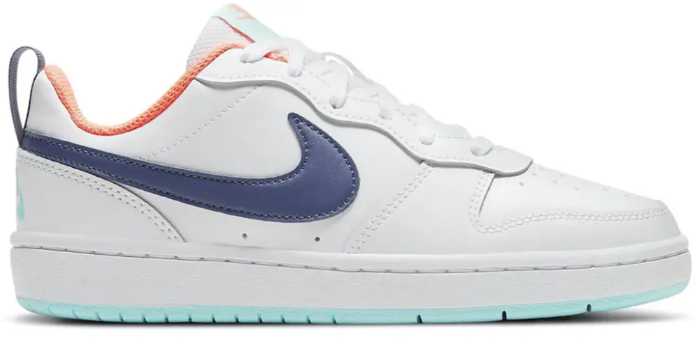 Giày Nike Court Borough Low 2 GS 'White Dark Purple Dust' BQ5448-112
