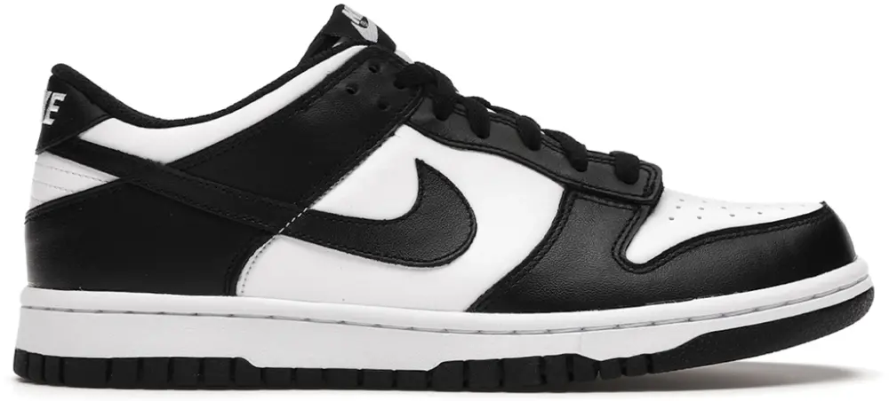 Giày Nike Dunk Low 'Black White' GS CW1590-100