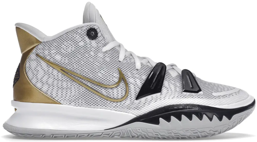 Giày Nike Kyrie 7 EP 'White Metallic Gold' CQ9327-101