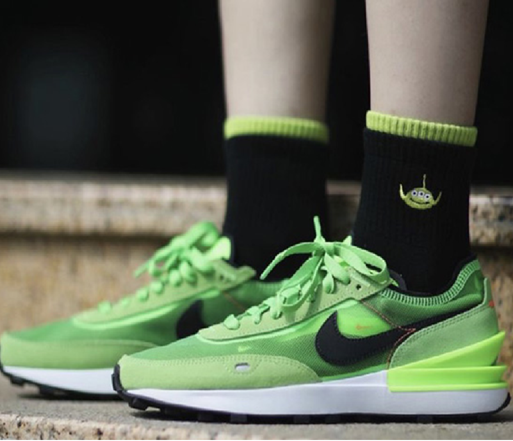 Giày Nike Waffle One 'Electric Green' DA7995-300 - Ảnh 3