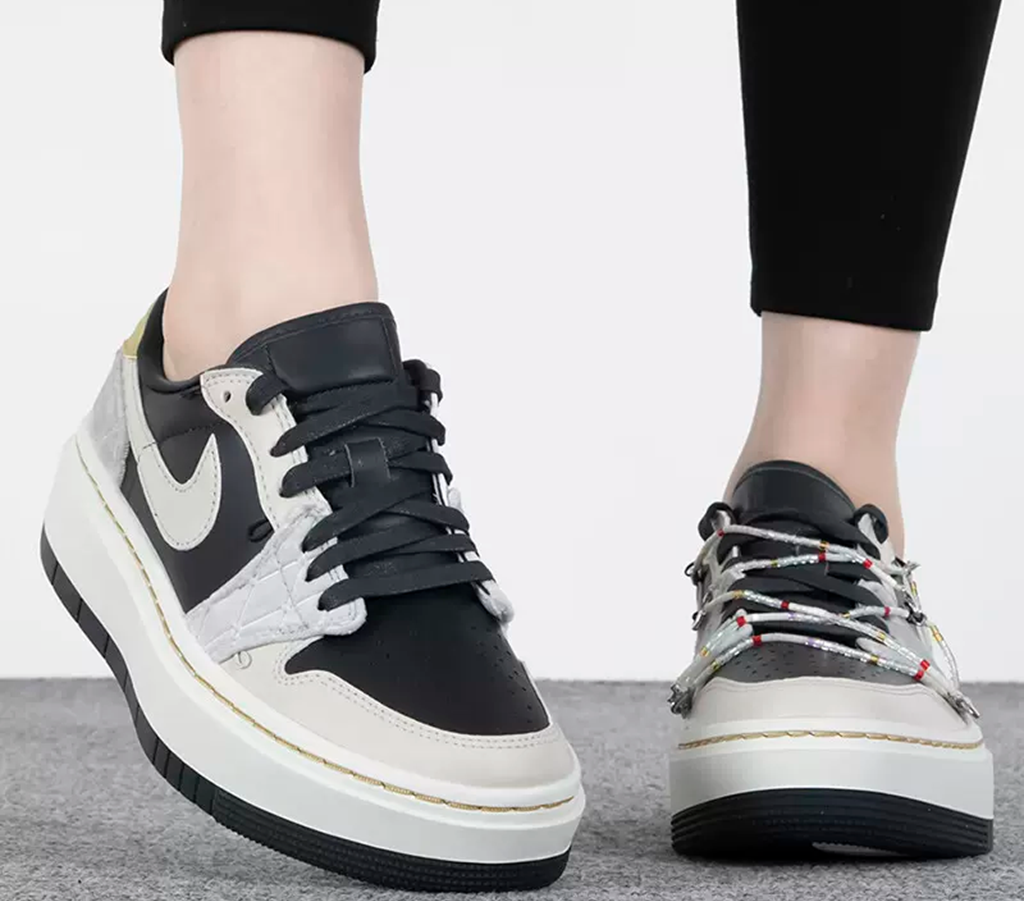 Giày Nike Air Jordan 1 LV8D Elevate SE 'Anthracite Light Bone' DV1494-001 - Ảnh 4