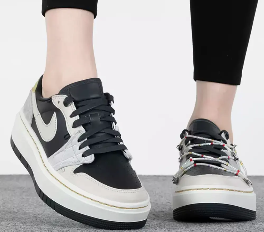 Giày Nike Air Jordan 1 LV8D Elevate SE 'Anthracite Light Bone' DV1494-001 - Ảnh 4