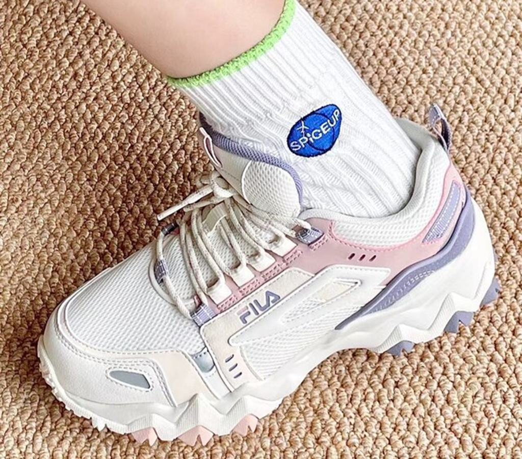 Giày Fila Oakmont Running Shoes 'Pink' F12W031111FGR - Ảnh 2