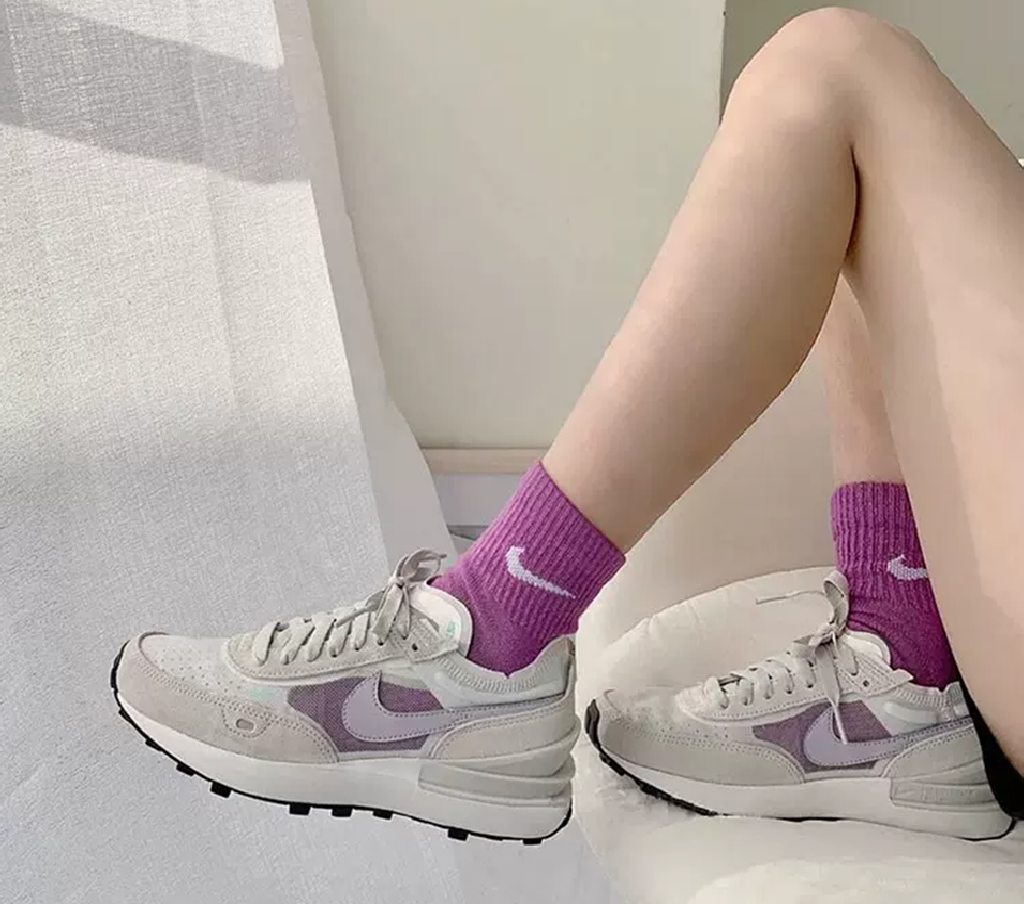 Giày Nike Wmns Waffle One 'Summit White Infinite Lilac' DC2533-101 - Ảnh 4