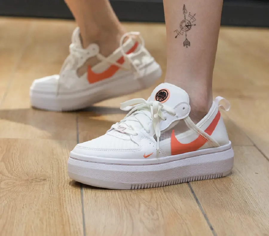 Alternative view of Giày Nike Court Vision Alta 'White Magic Ember' CW6536-101