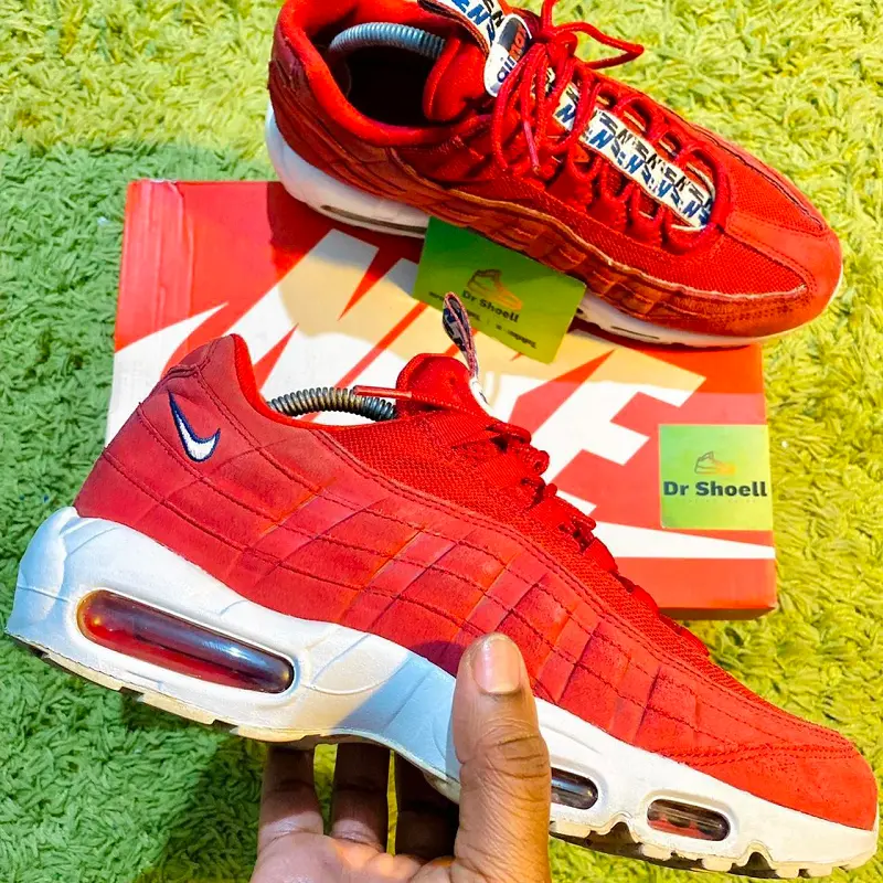 Giày Nike Air Max 95 TT Pull Tab 'Gym Red' AJ1844-600 - Ảnh 3