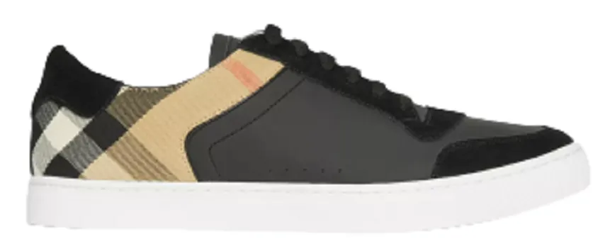 Giày Burberry House Check Cotton Sneakers Black P80241241