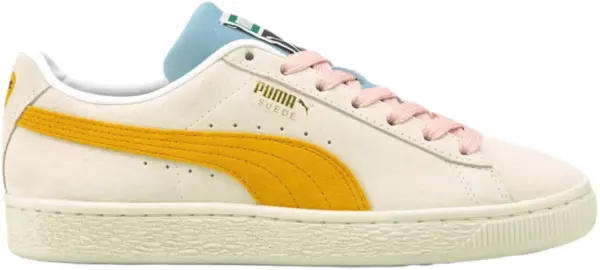 Giày Puma Suede Classic XXI 'Ivory Glow Mustard Pink' 374915-25