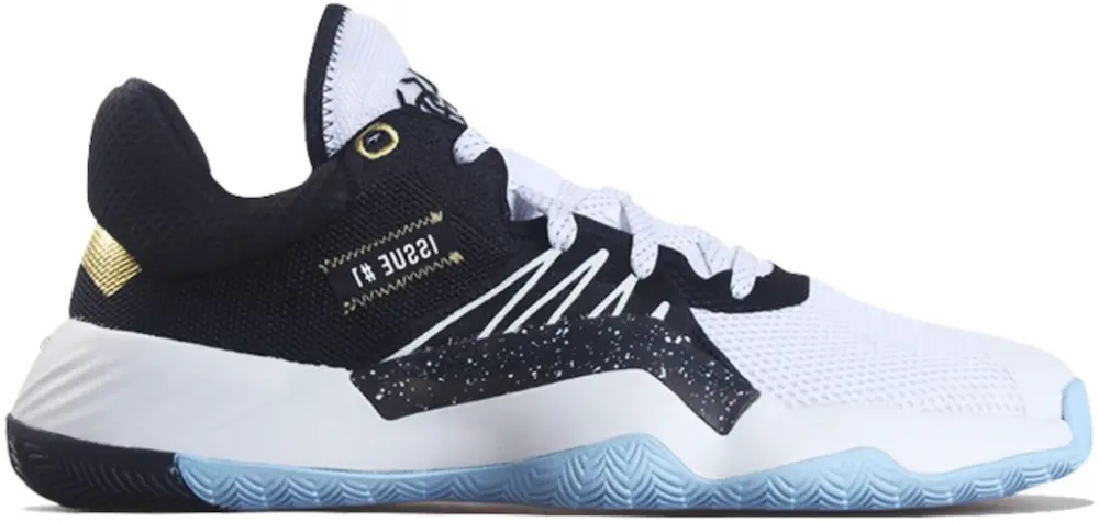 Giày Adidas D.O.N Issue #1 'White Black' FV6138