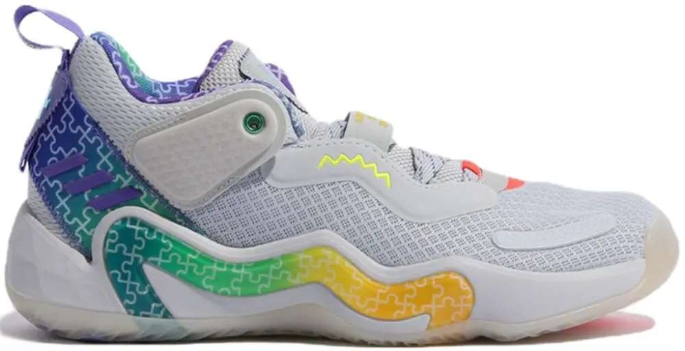 Giày Adidas D.O.N. Issue #3 'Grey Rainbow' GW3645