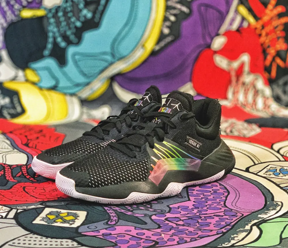 Giày Adidas D.O.N. Issue #1 J 'Rainbow Spider-Man' EG6566 - Ảnh 3