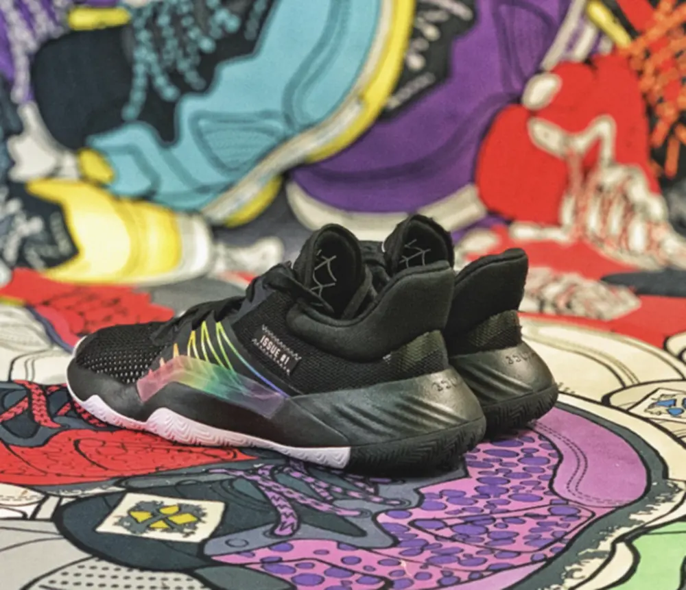 Giày Adidas D.O.N. Issue #1 J 'Rainbow Spider-Man' EG6566 - Ảnh 4