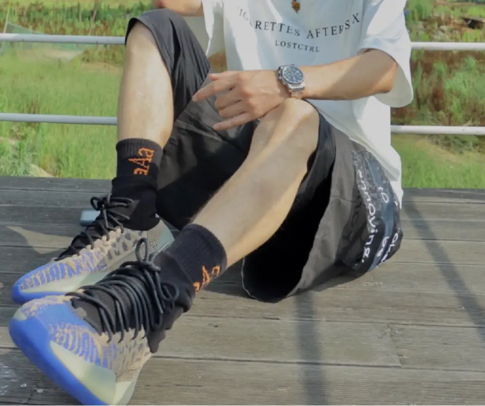 Giày Adidas Yeezy Basketball Knit ‘Slate Azure’ HP5613 - Ảnh 4